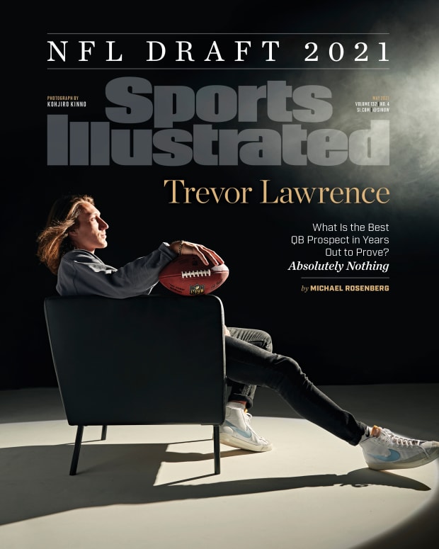 Trevor Lawrence on the cover of Sports Illustrated